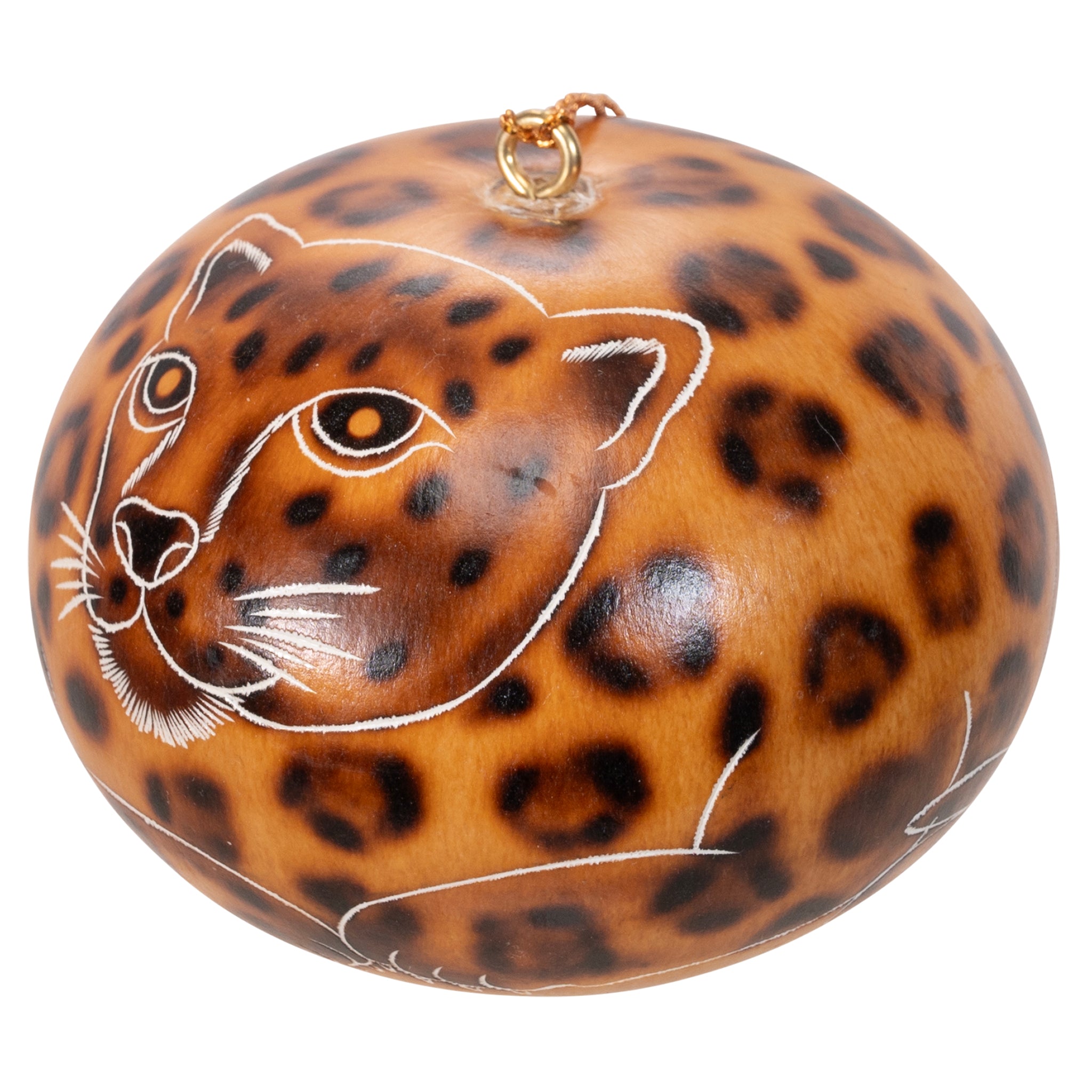 Jaguar - Gourd Ornament