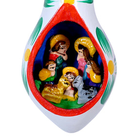 Nativity Dew Drop - Painted Ornament (sold as 6's)