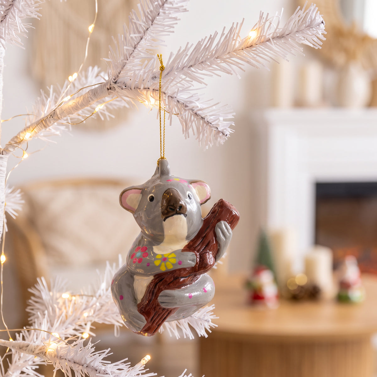 Koala - Confetti Ceramic Ornament