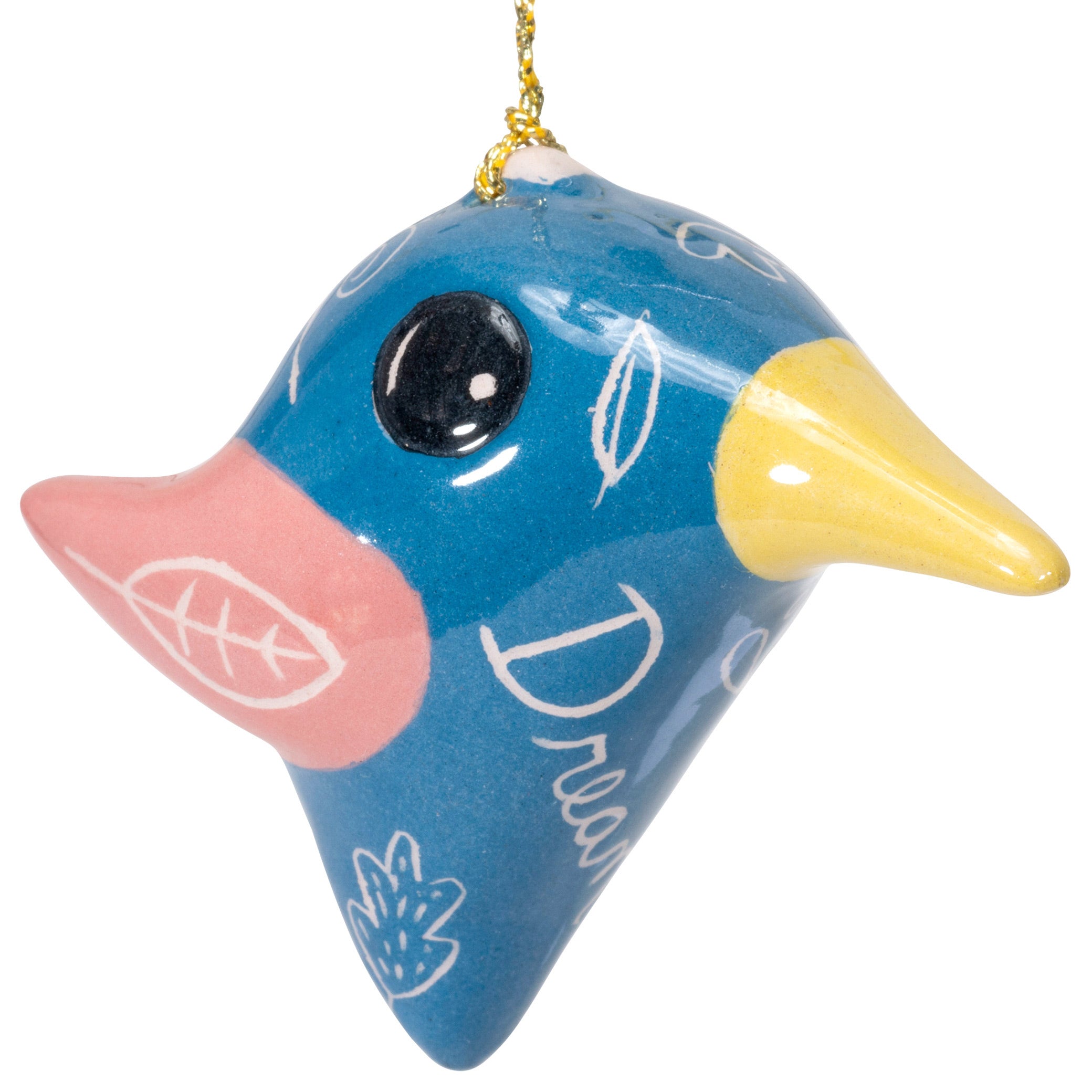 Charming Hummingbird - Glazed Ornament