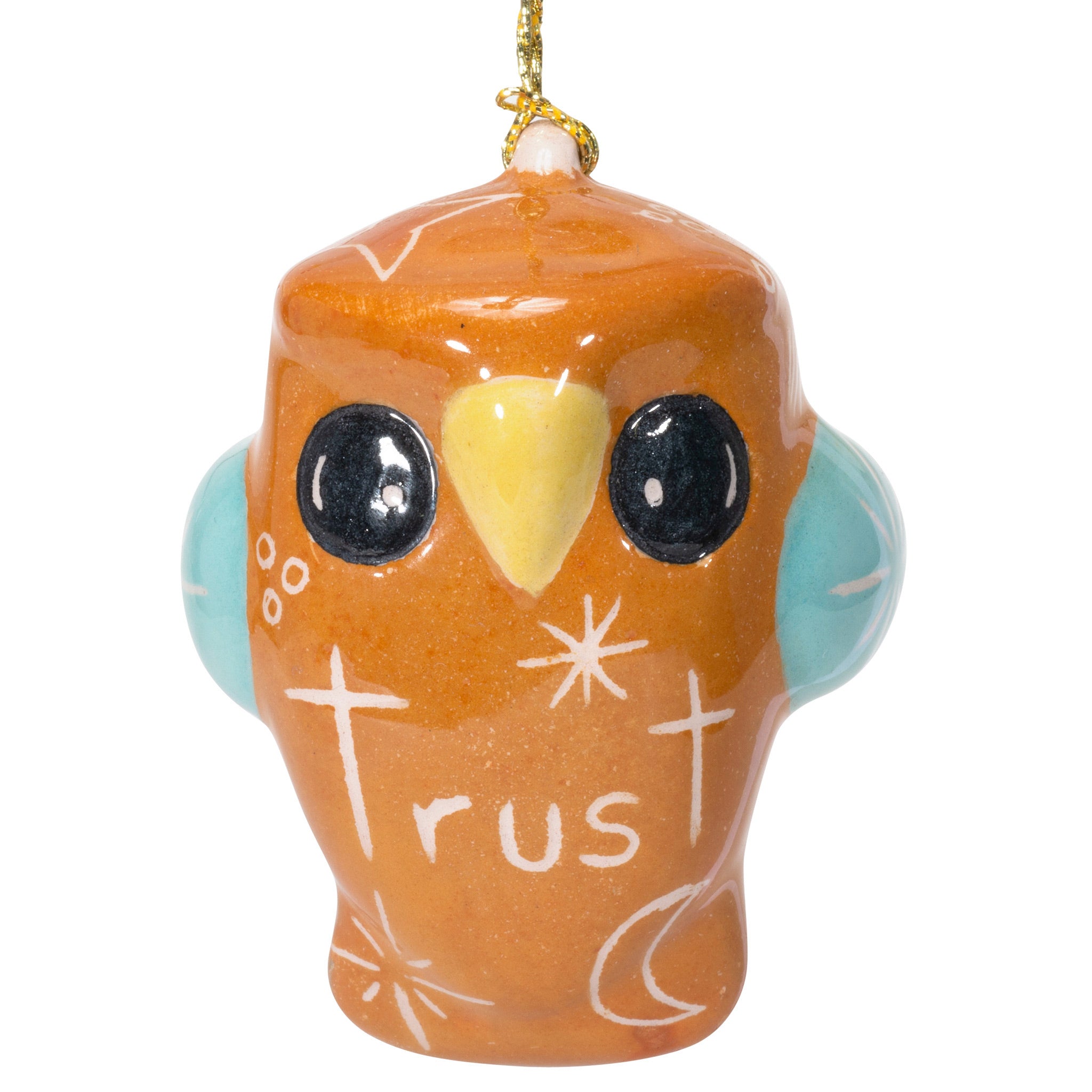 Charming Owl - Glazed Ornament
