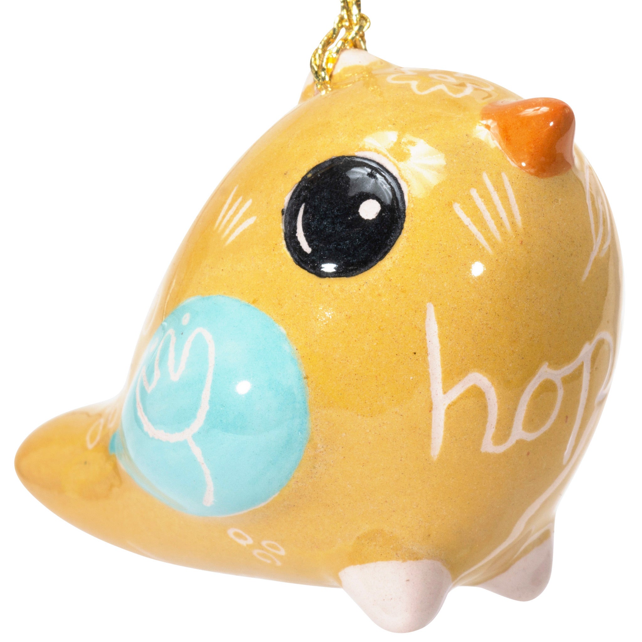 Charming Bird - Glazed Ornament