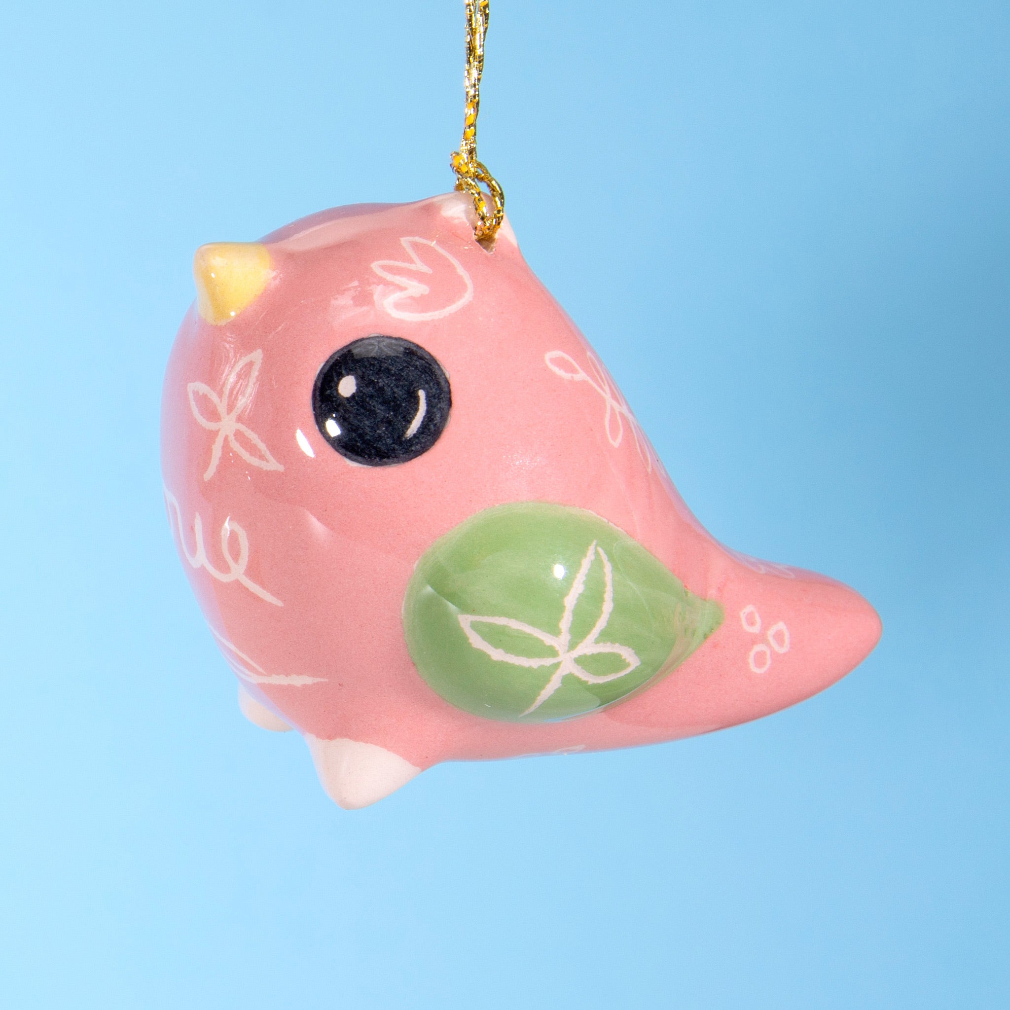 Charming Bird - Glazed Ornament