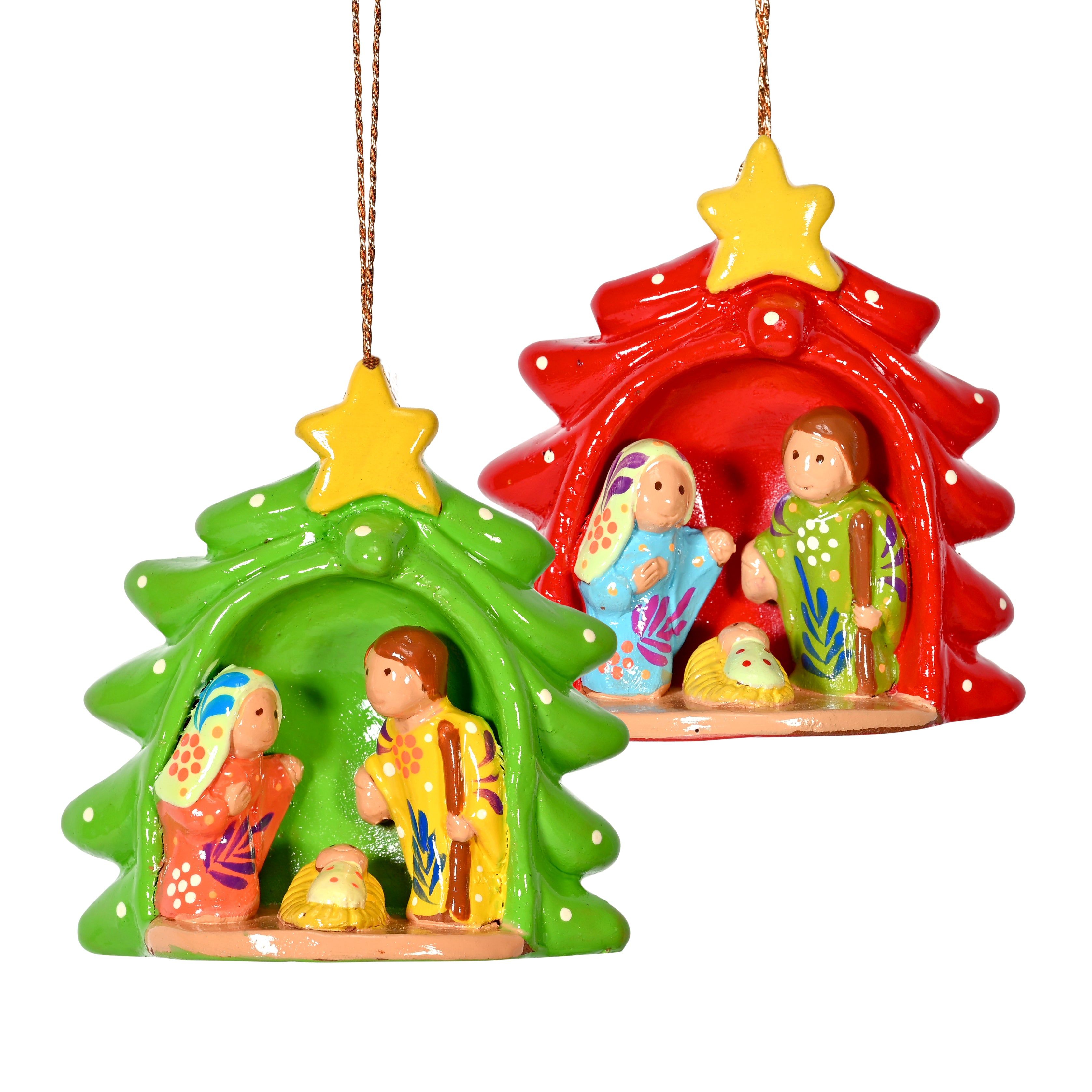 Tree Nativity Ornament