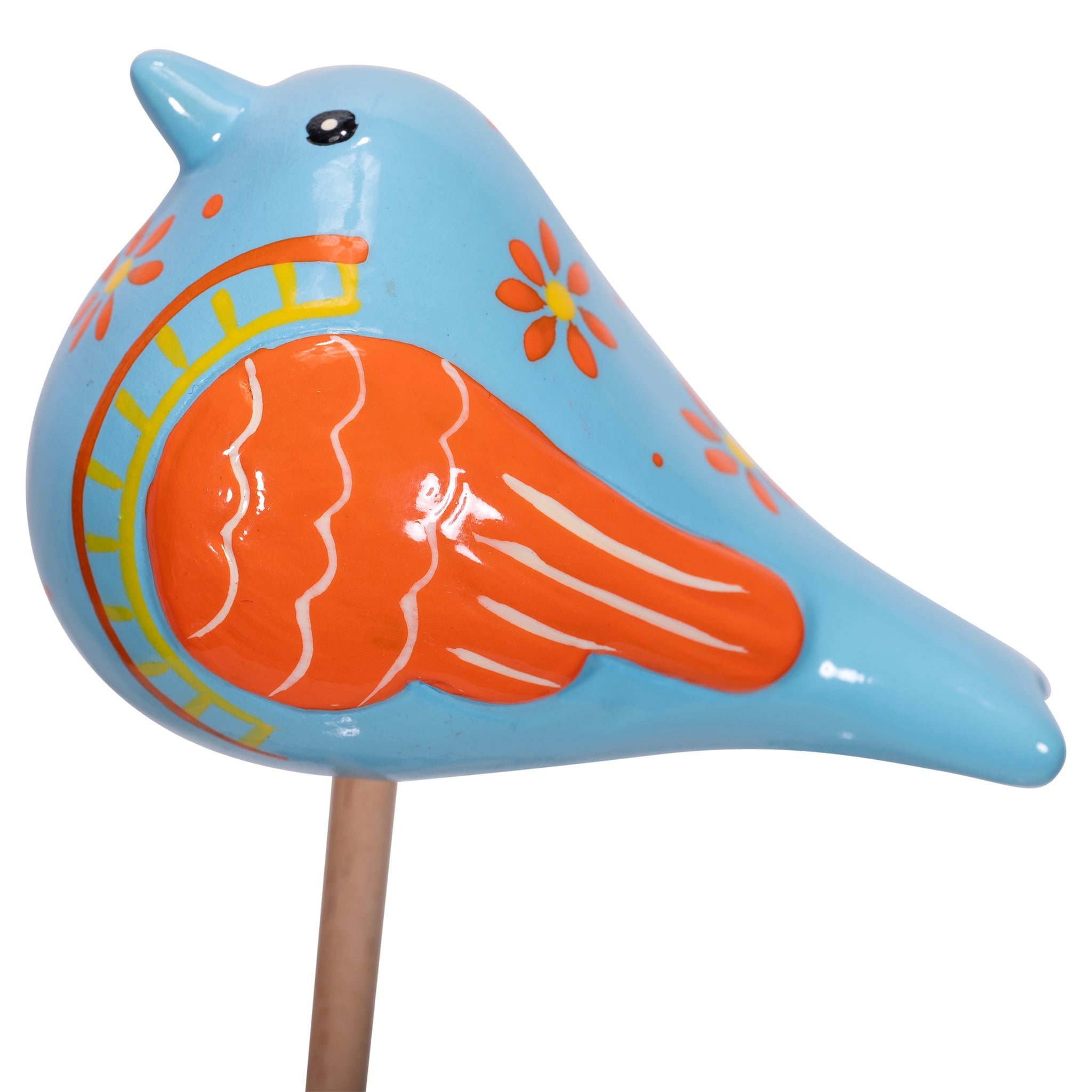 Bird Ceramic Plant Stake