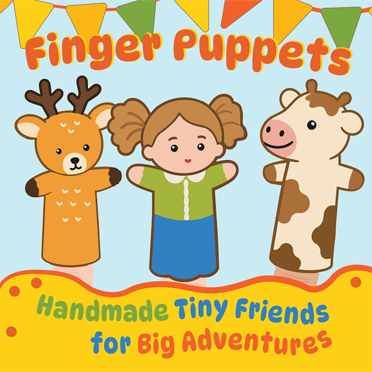 Finger Puppet Folded Tag (pack of 5)