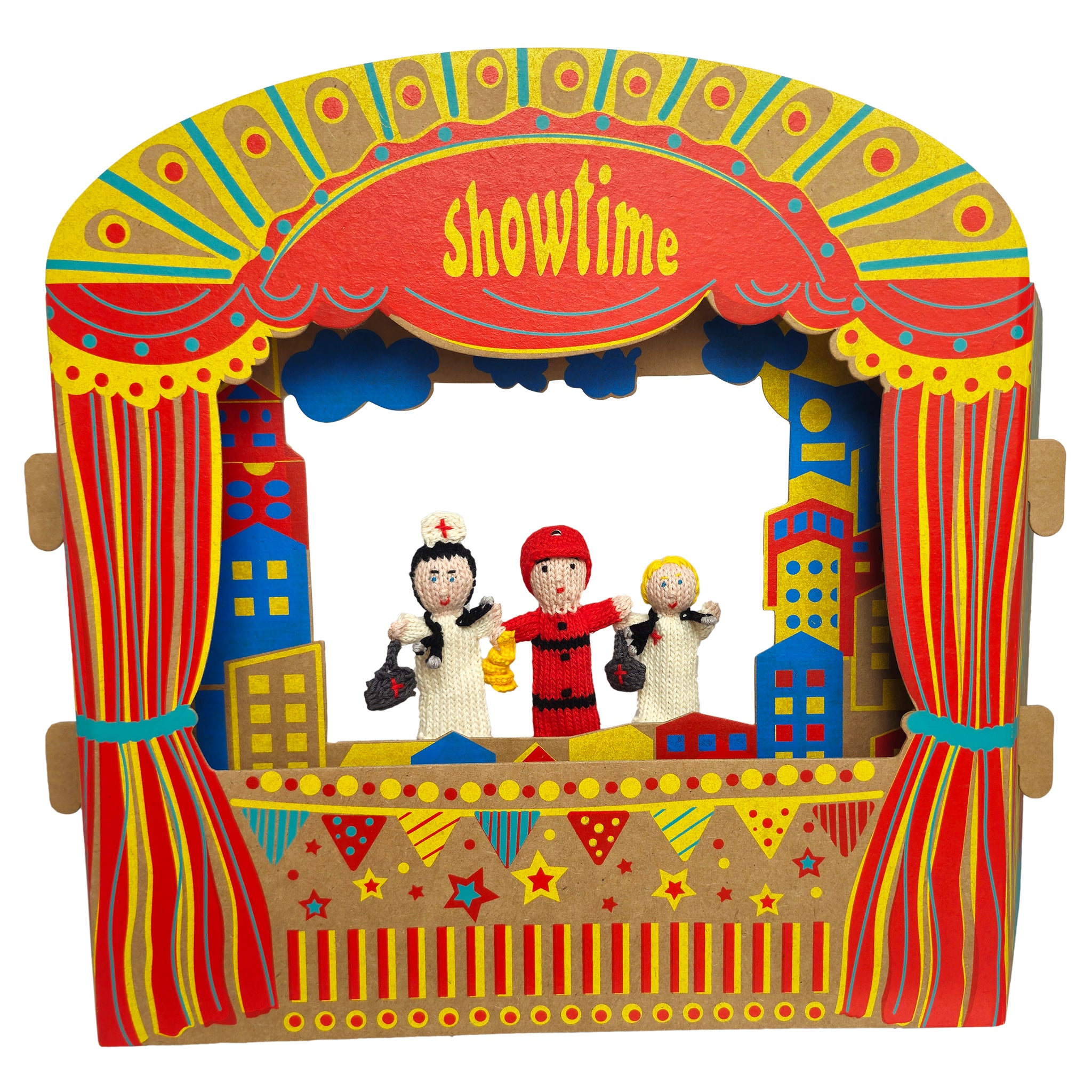 Finger Puppet Theater - Eco-Friendly Cardboard Toy