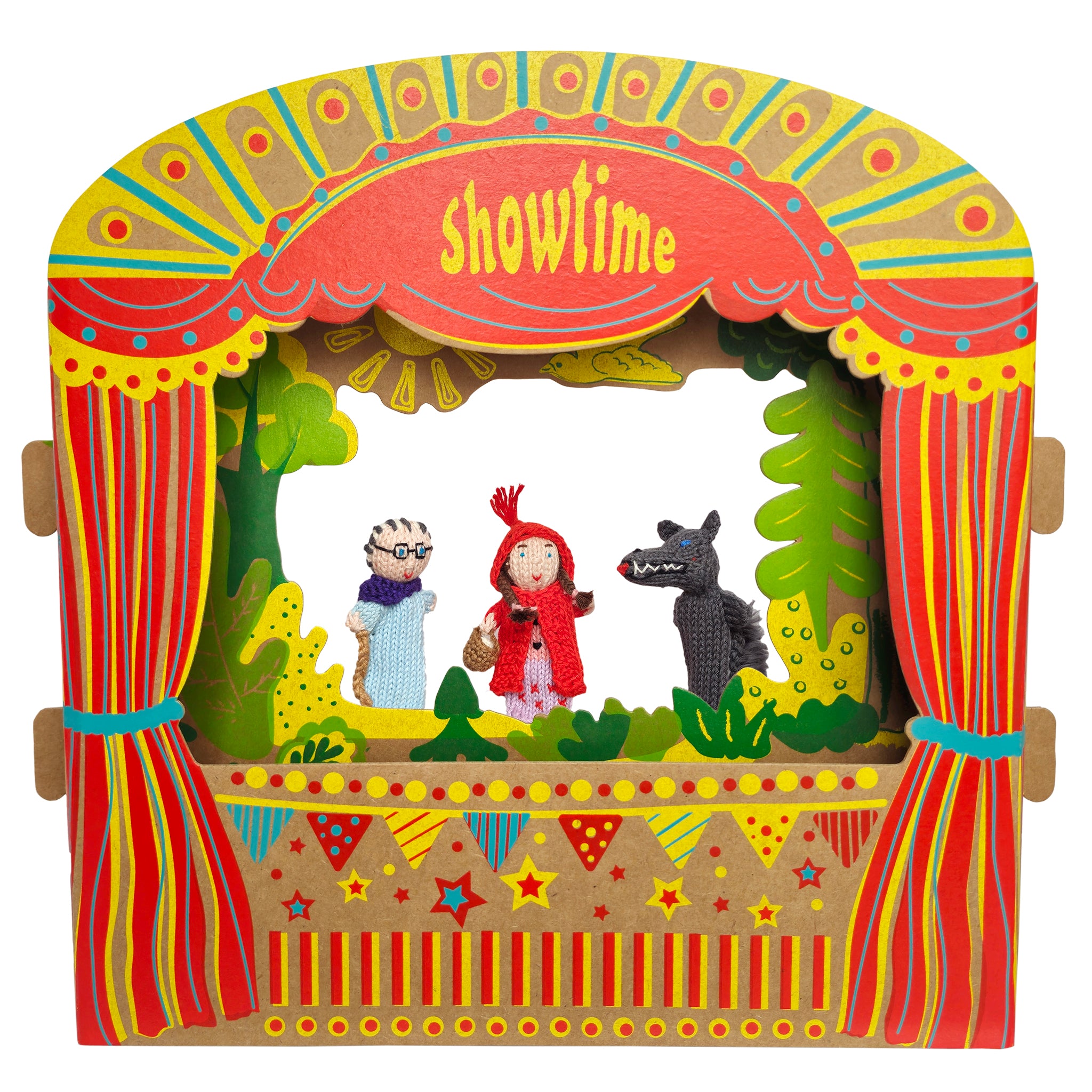 Finger Puppet Theater - Eco-Friendly Cardboard Toy