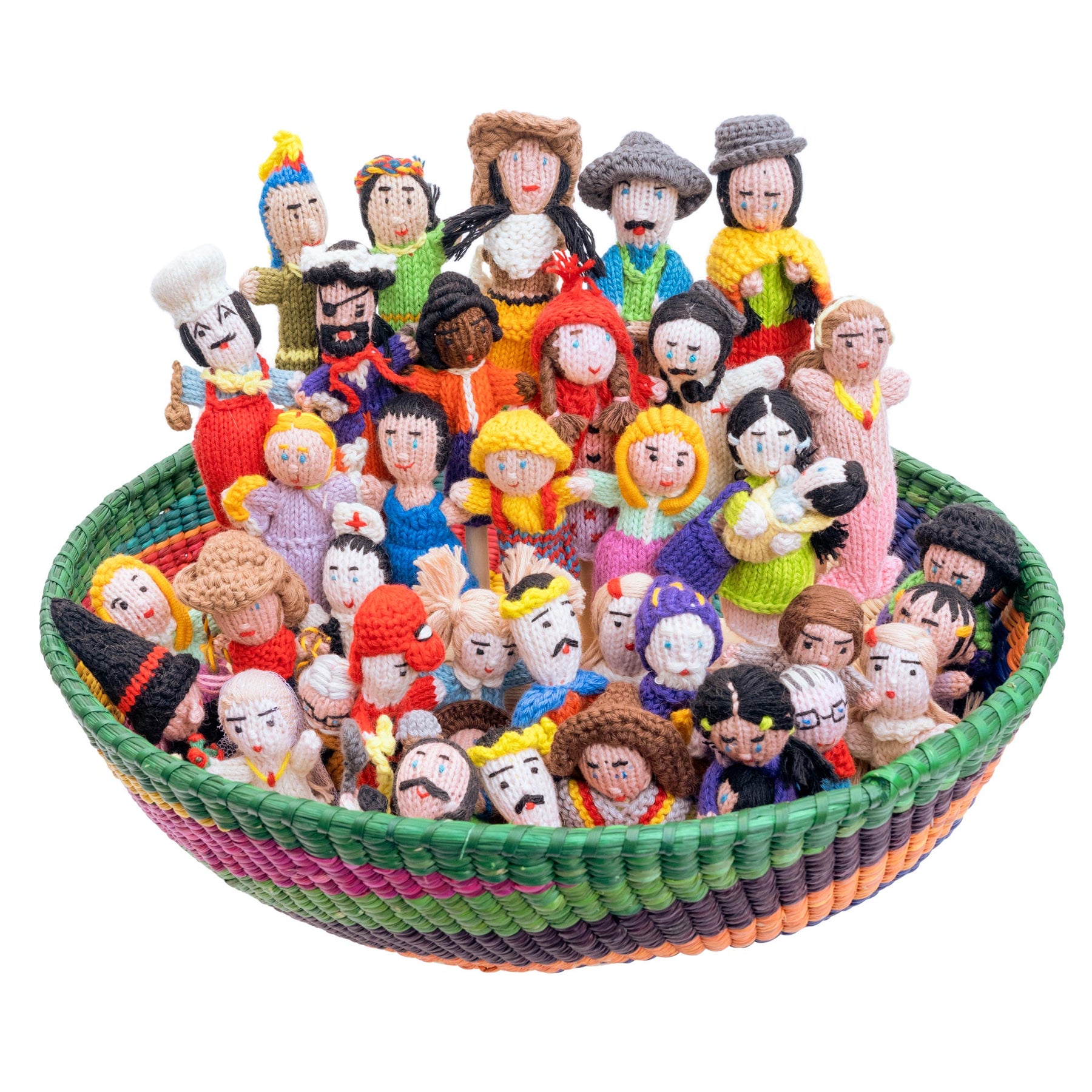 People Mix Organic Cotton Finger Puppet - Assorted