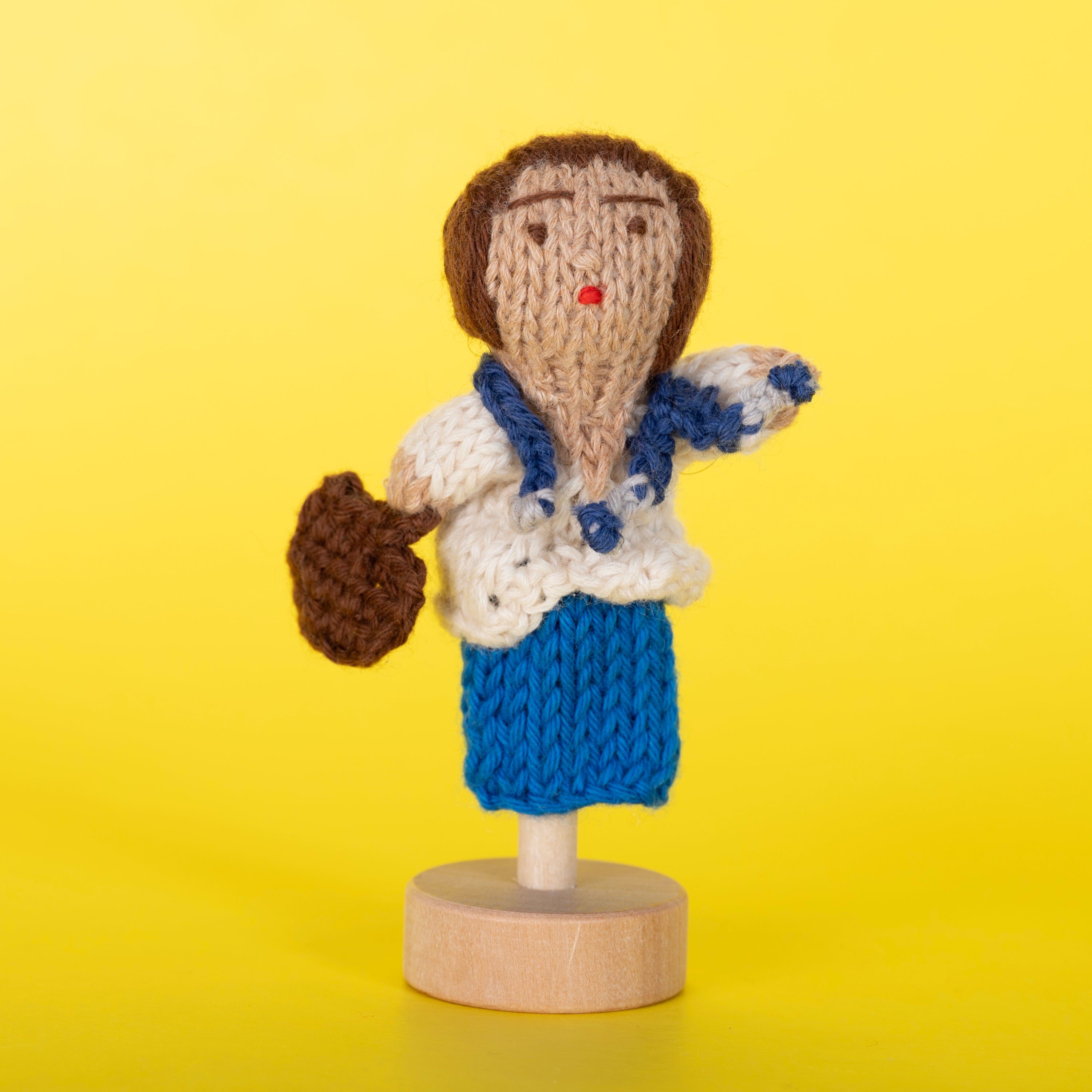 Doctor, Man - Organic Cotton Finger Puppet