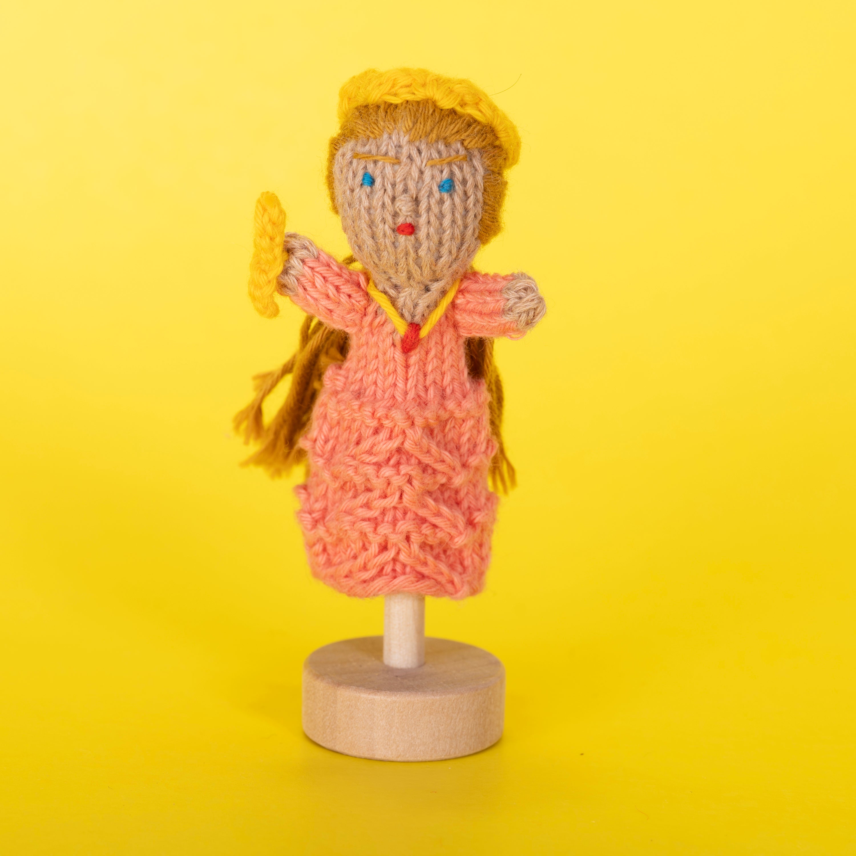 Princess - Bright Organic Cotton Finger Puppet