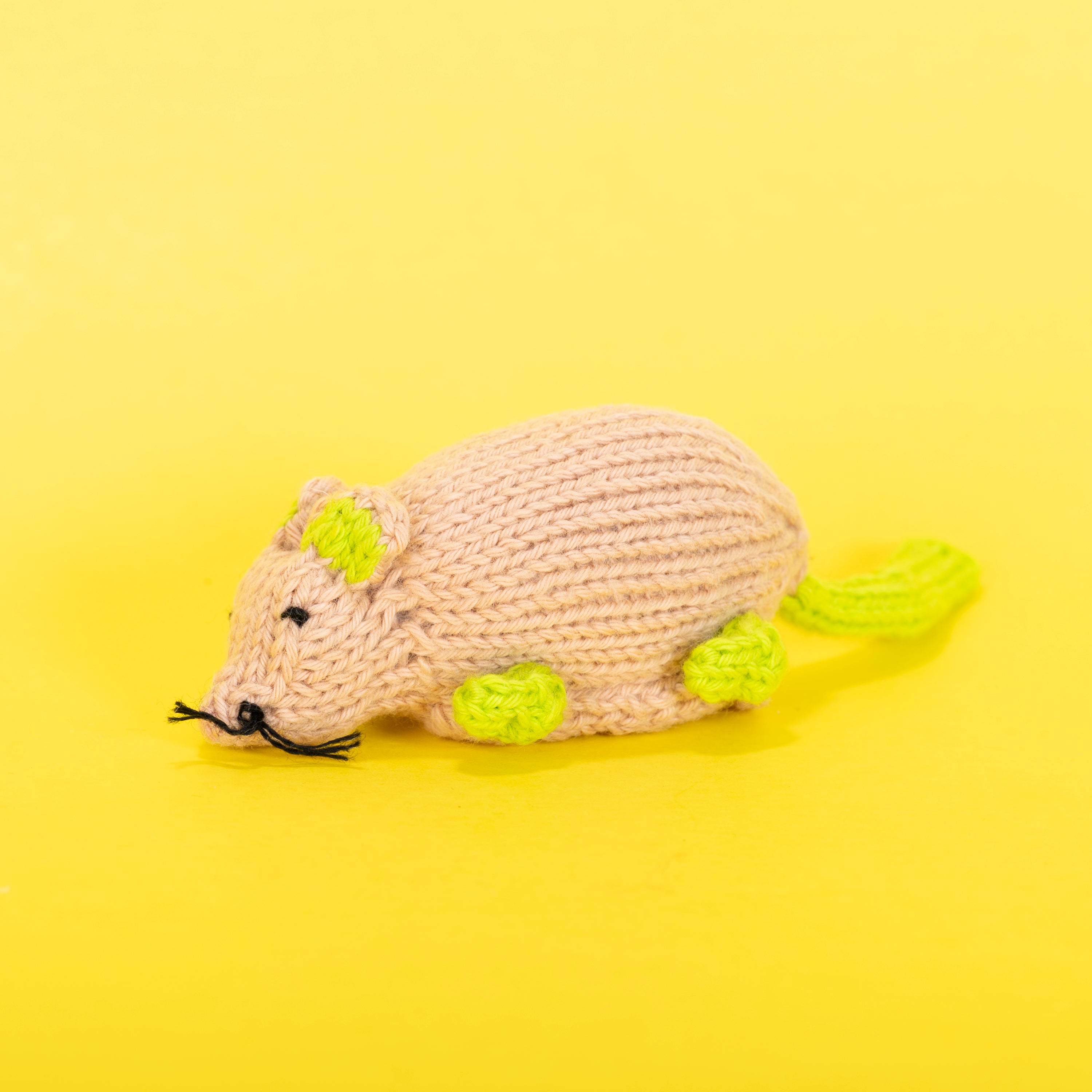 Mouse - Organic Cotton Finger Puppet