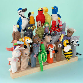 Forest Animal Mix Organic Cotton Finger Puppet - Assorted