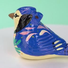 Blue Jay - Confetti Ceramic Ornament