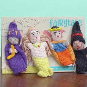 Fairytale Story Pack of 4 - Organic Cotton Finger Puppets
