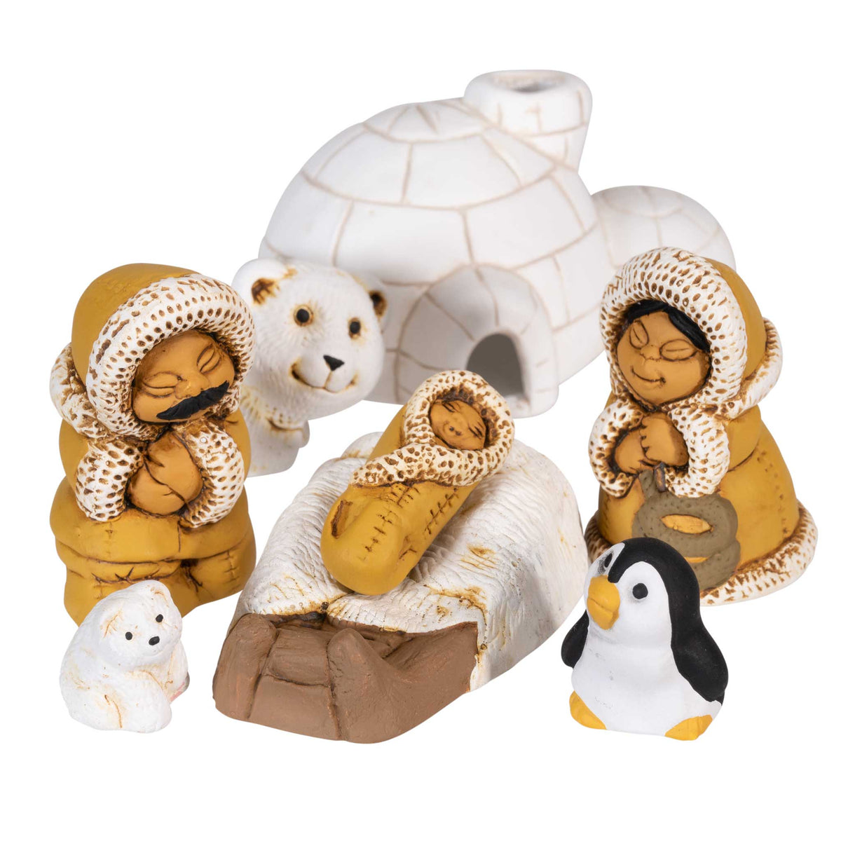 Polar - Small Nativity Set of 8, 2.25" H