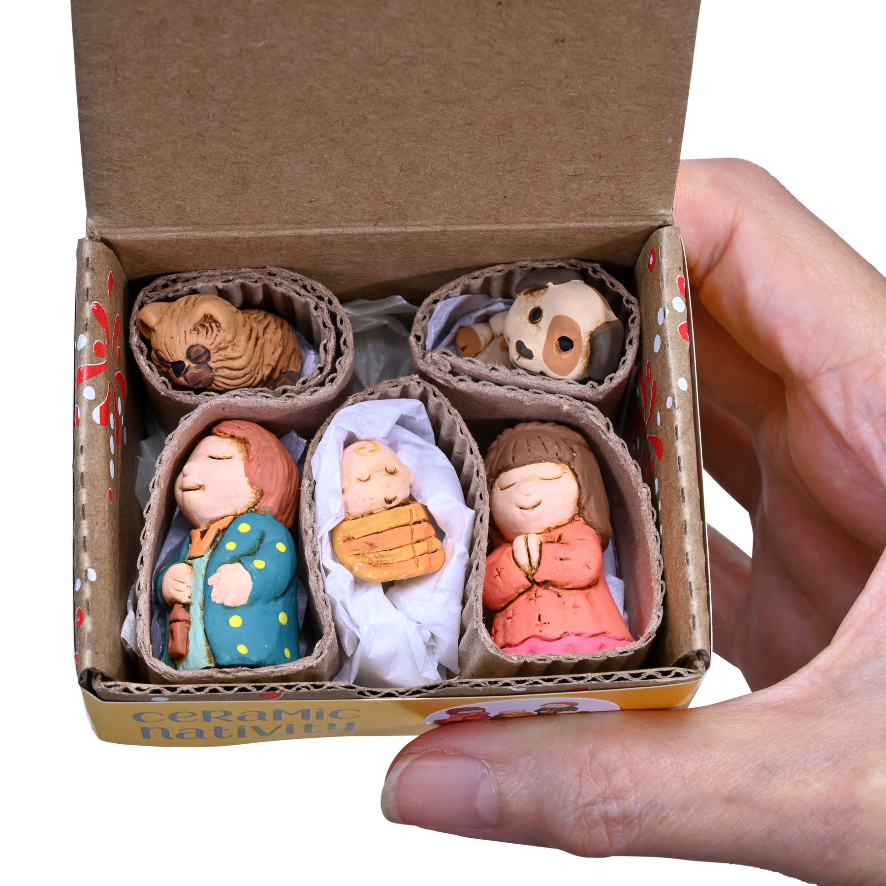 Cozy - Mini Nativity Set of 6, 1" H
