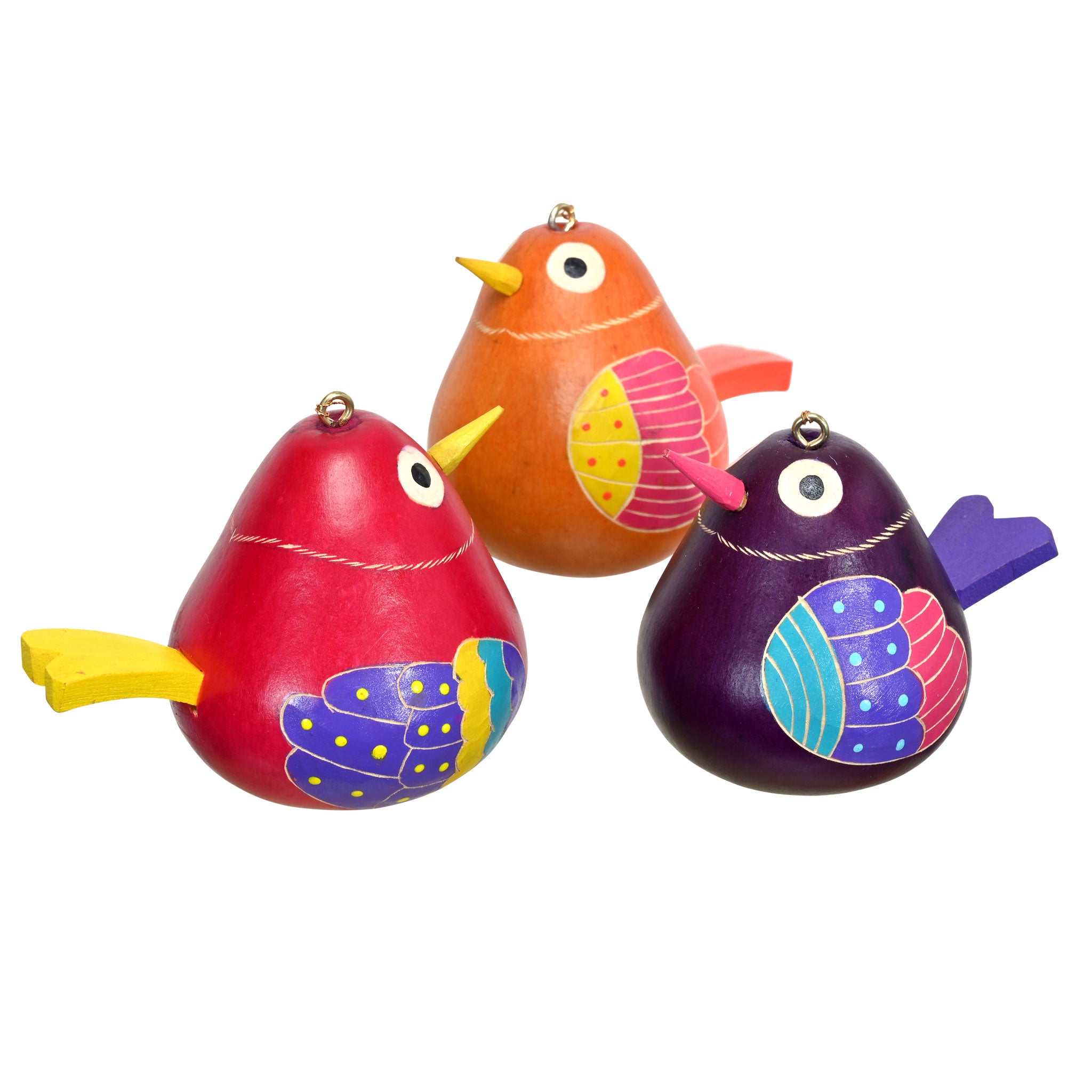 Birdie - Gourd Ornament - Assorted