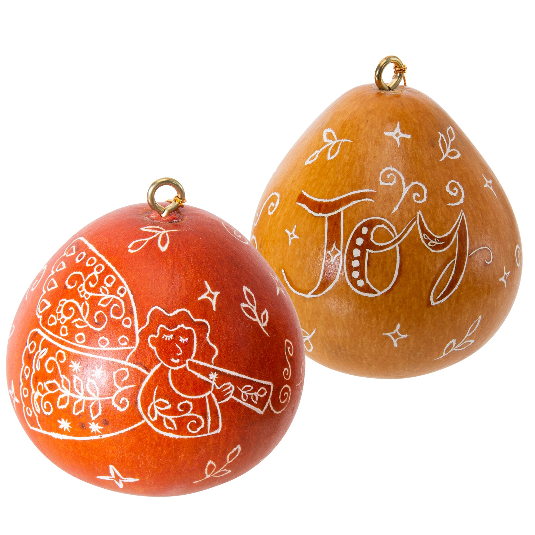 Angel Joy - Mini Gourd Ornament