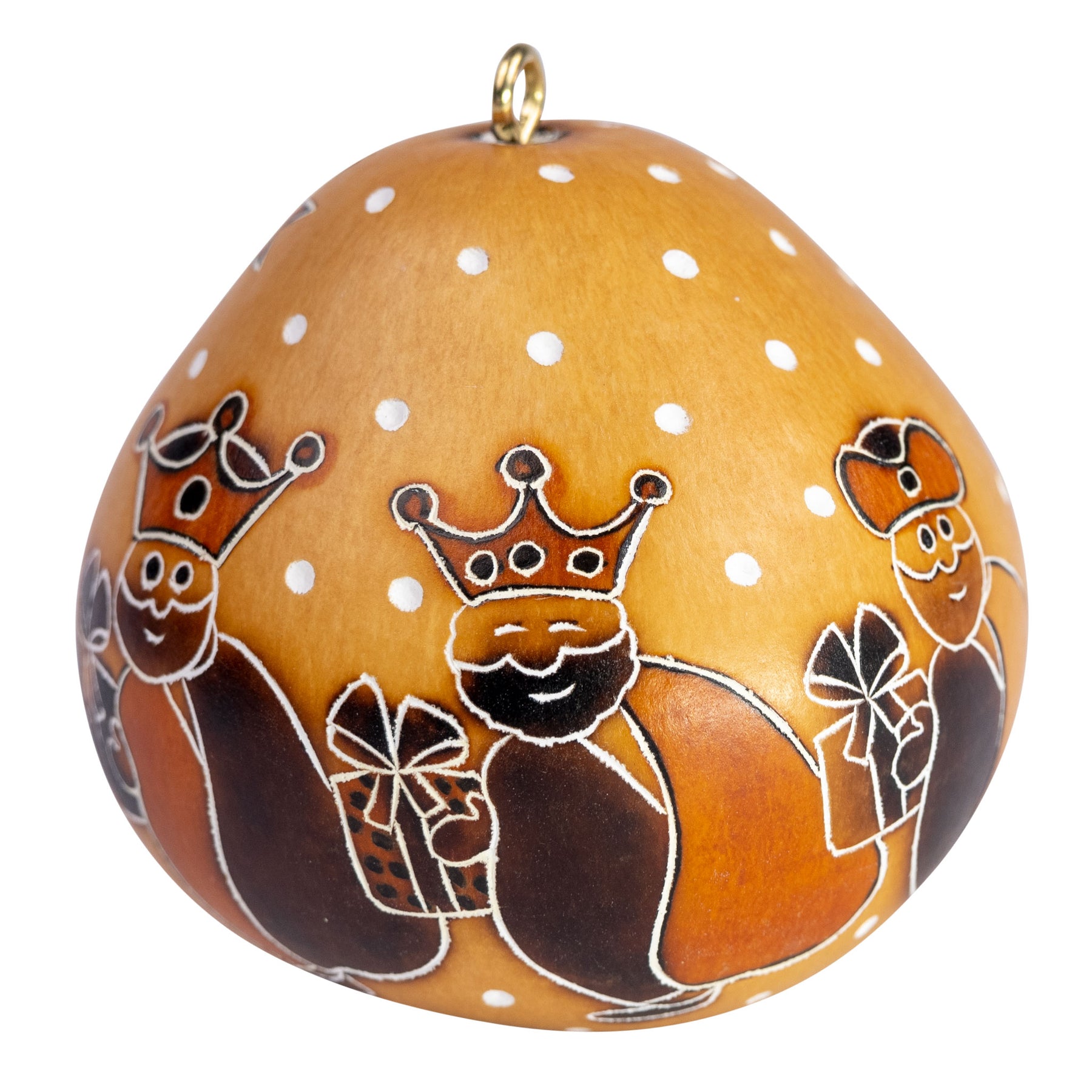 Kings - Mini Gourd Ornament