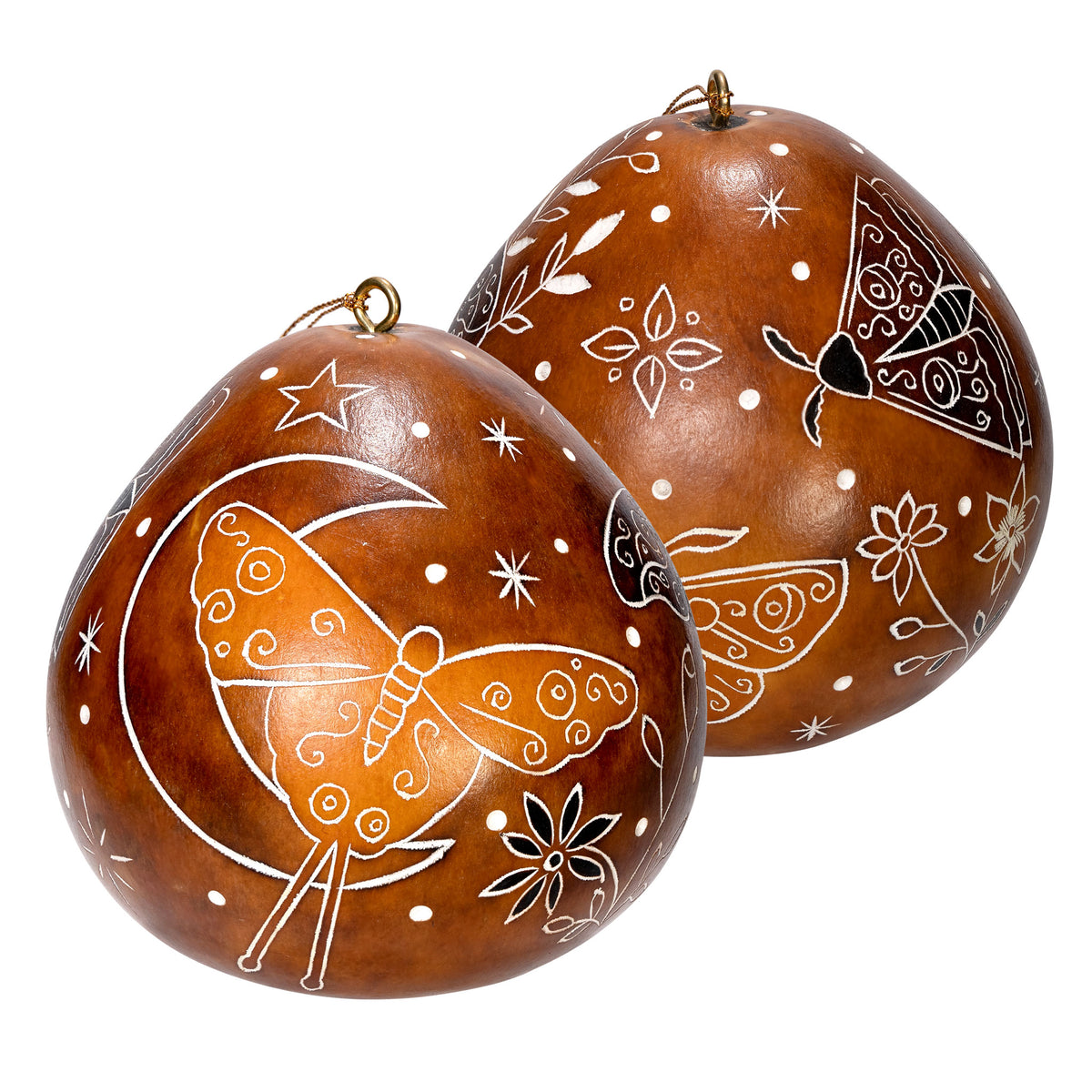 Moth - Gourd Ornament