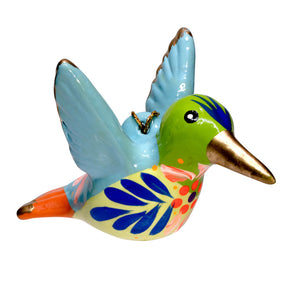 Hummingbird - Confetti Ceramic Ornament