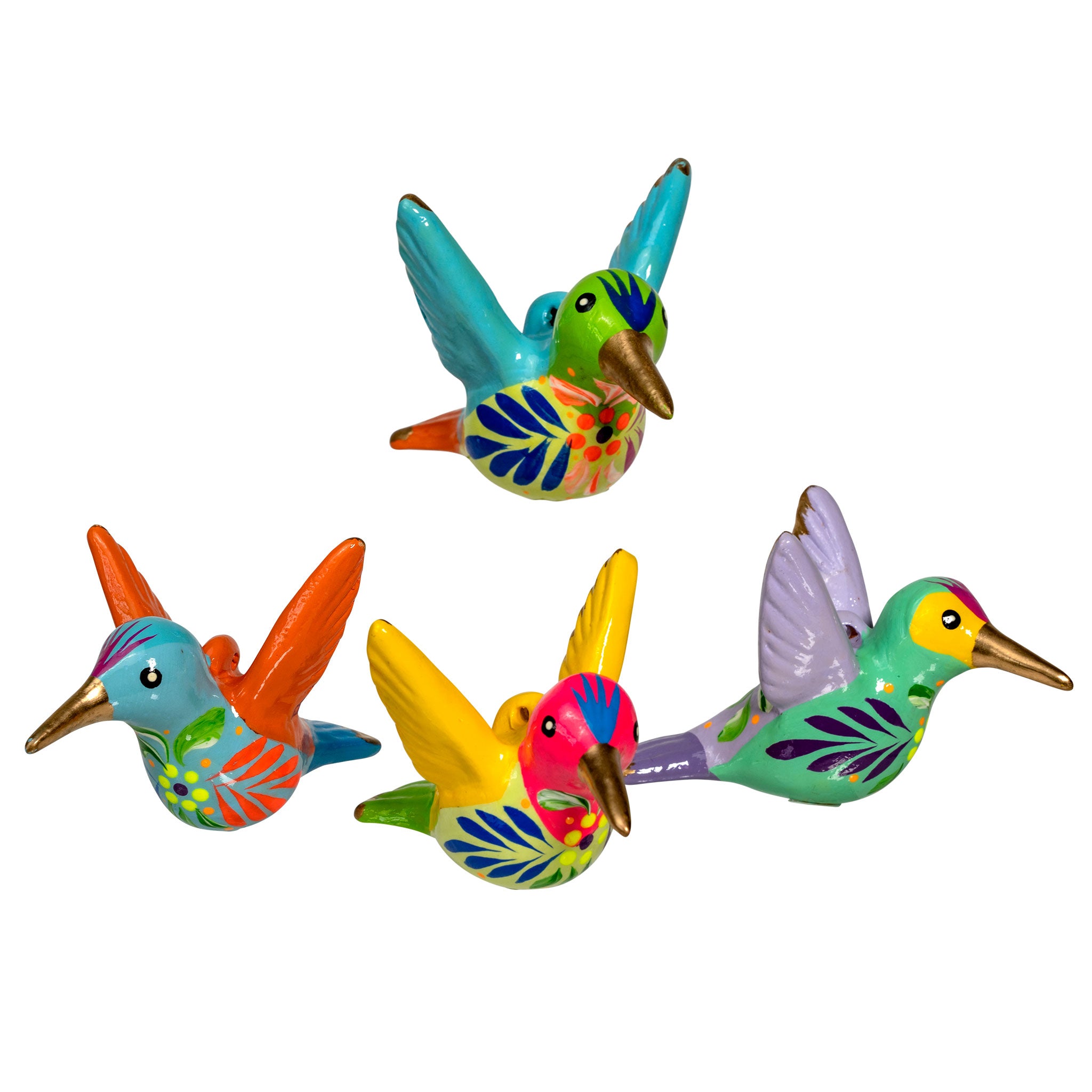 Hummingbird - Confetti Ceramic Ornament