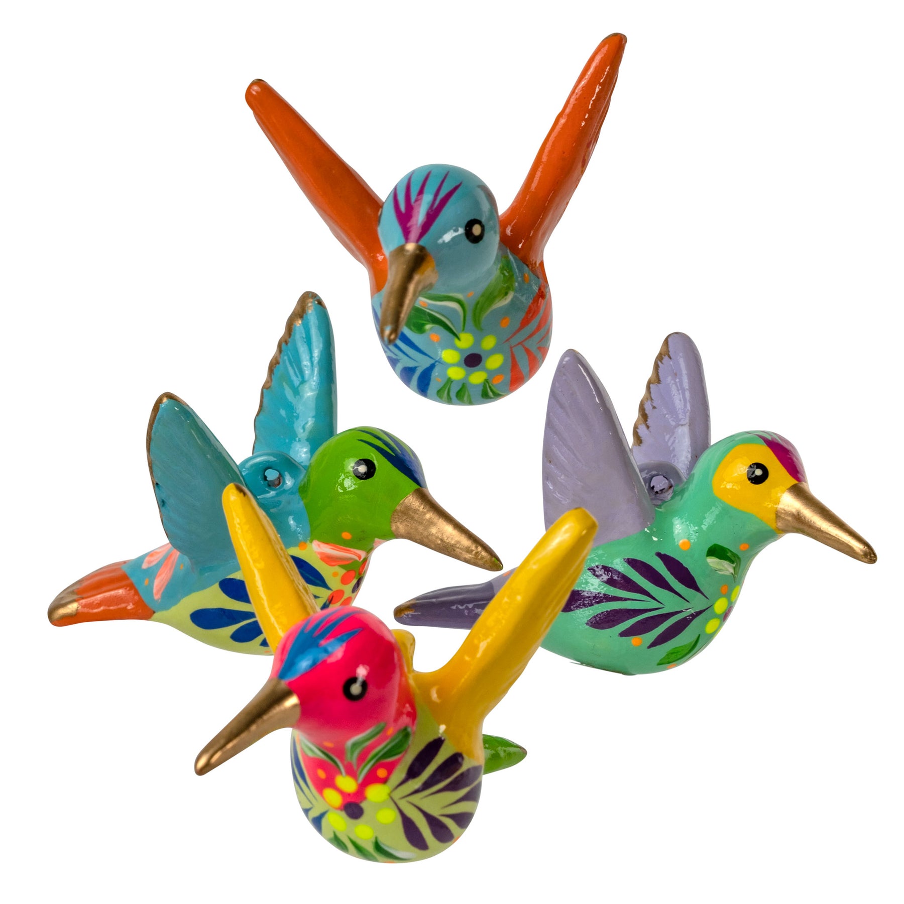 Hummingbird - Confetti Ceramic Ornament