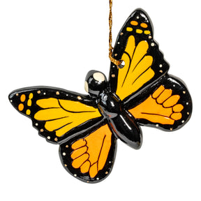 Monarch Butterfly - Confetti Ceramic Ornament