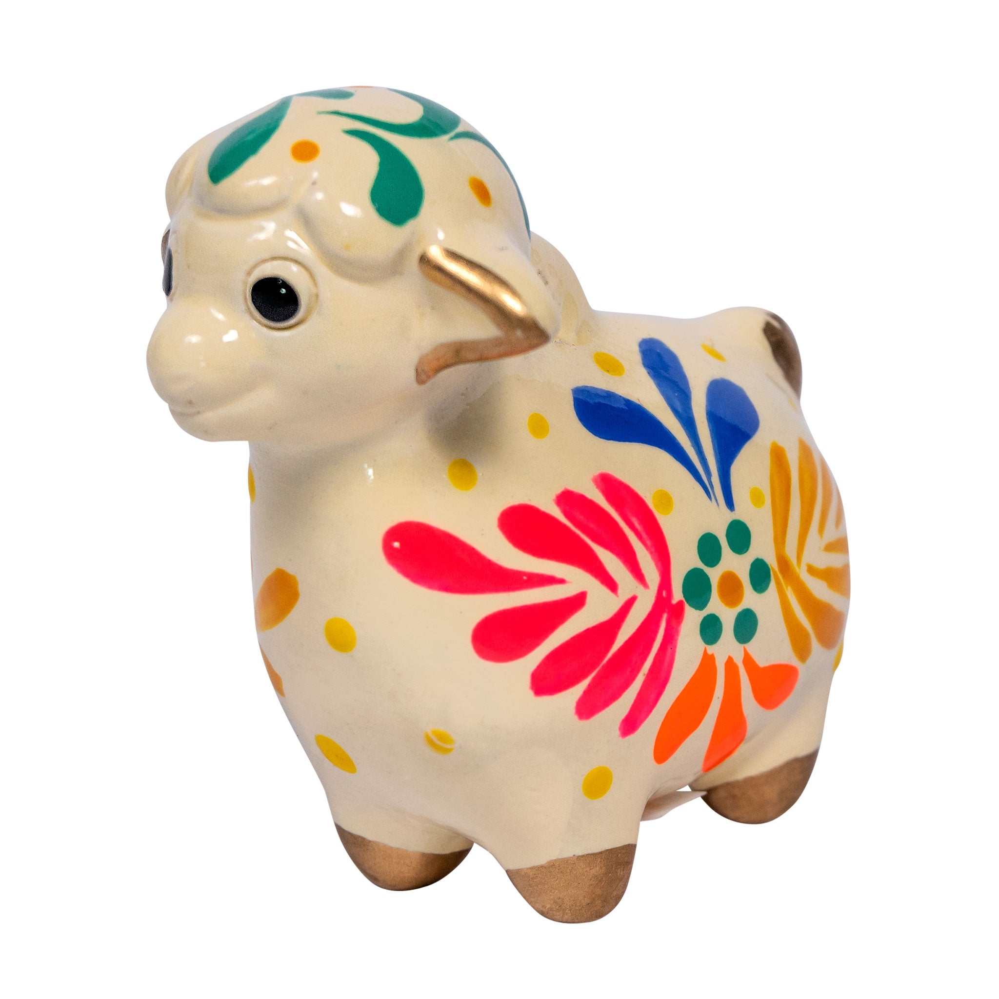 Sheep - Confetti Ceramic Ornament