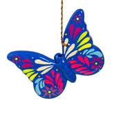 Blue Butterfly - Confetti Ceramic Ornament