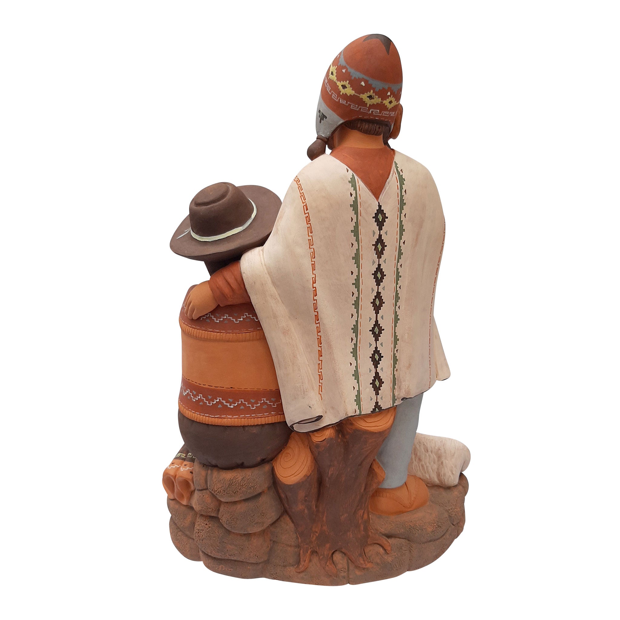 Holly Melody - Fine Ceramic Nativity - One Piece - 13"H