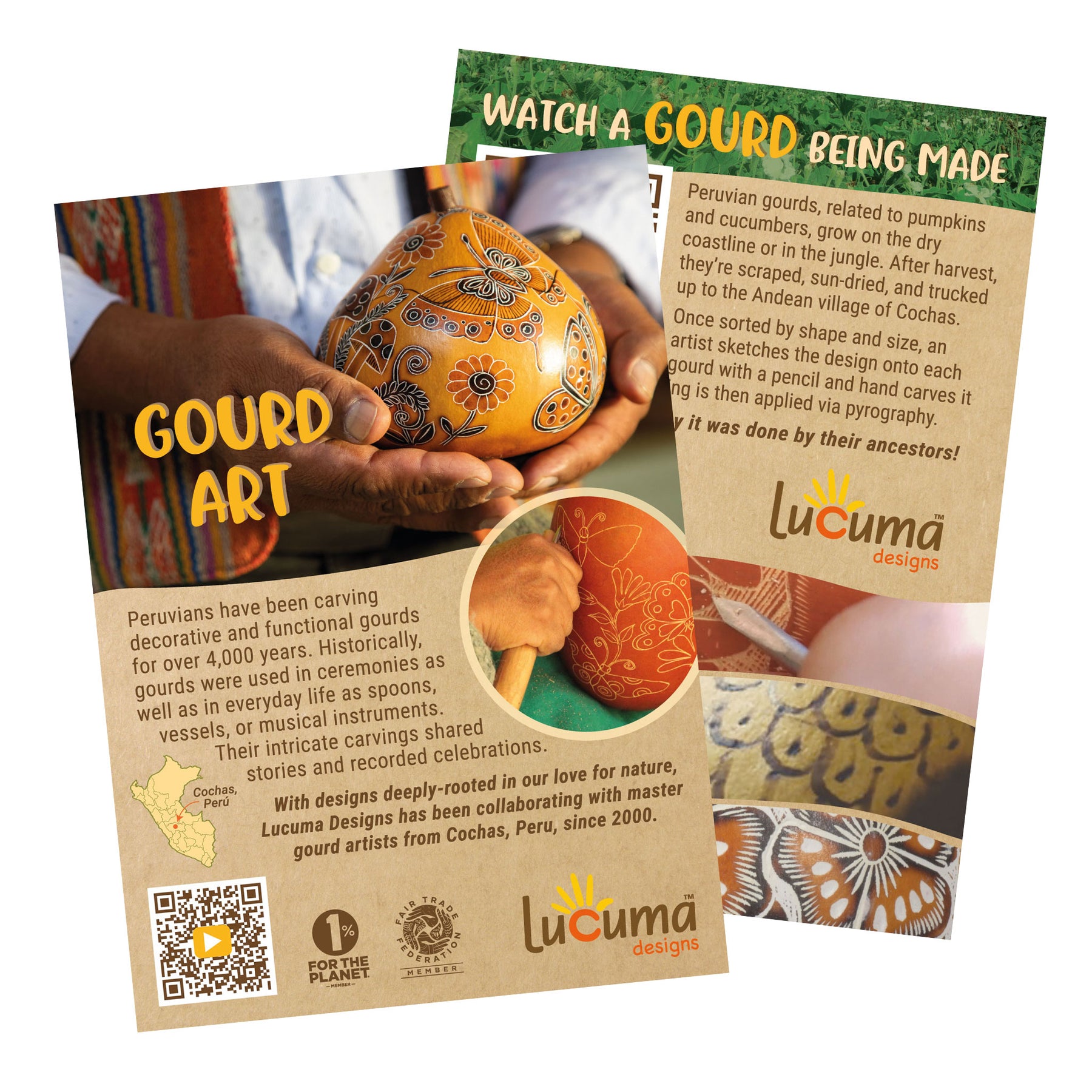 Gourd Art Store Sign 5x7"