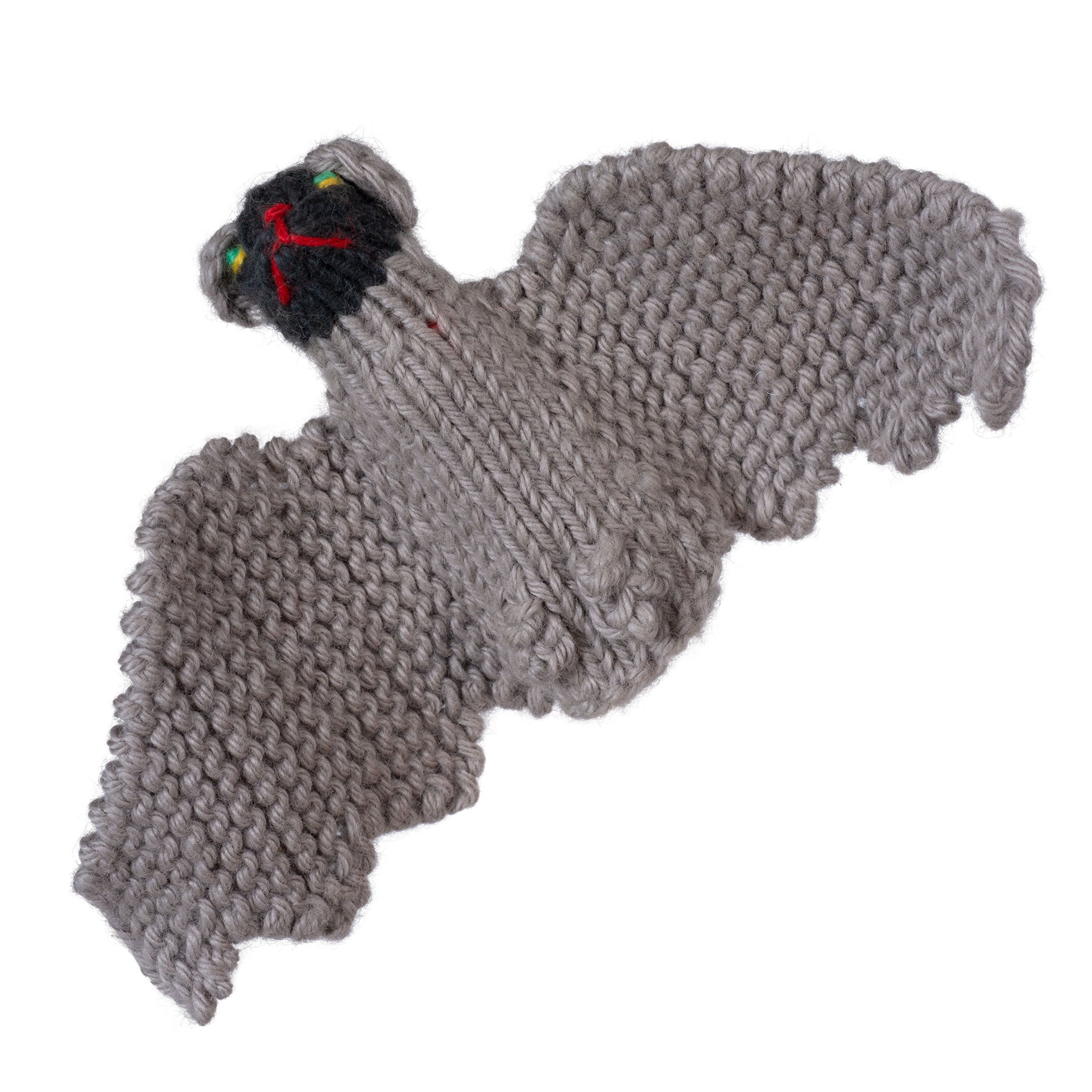 Bat - Bright Organic Cotton Finger Puppet