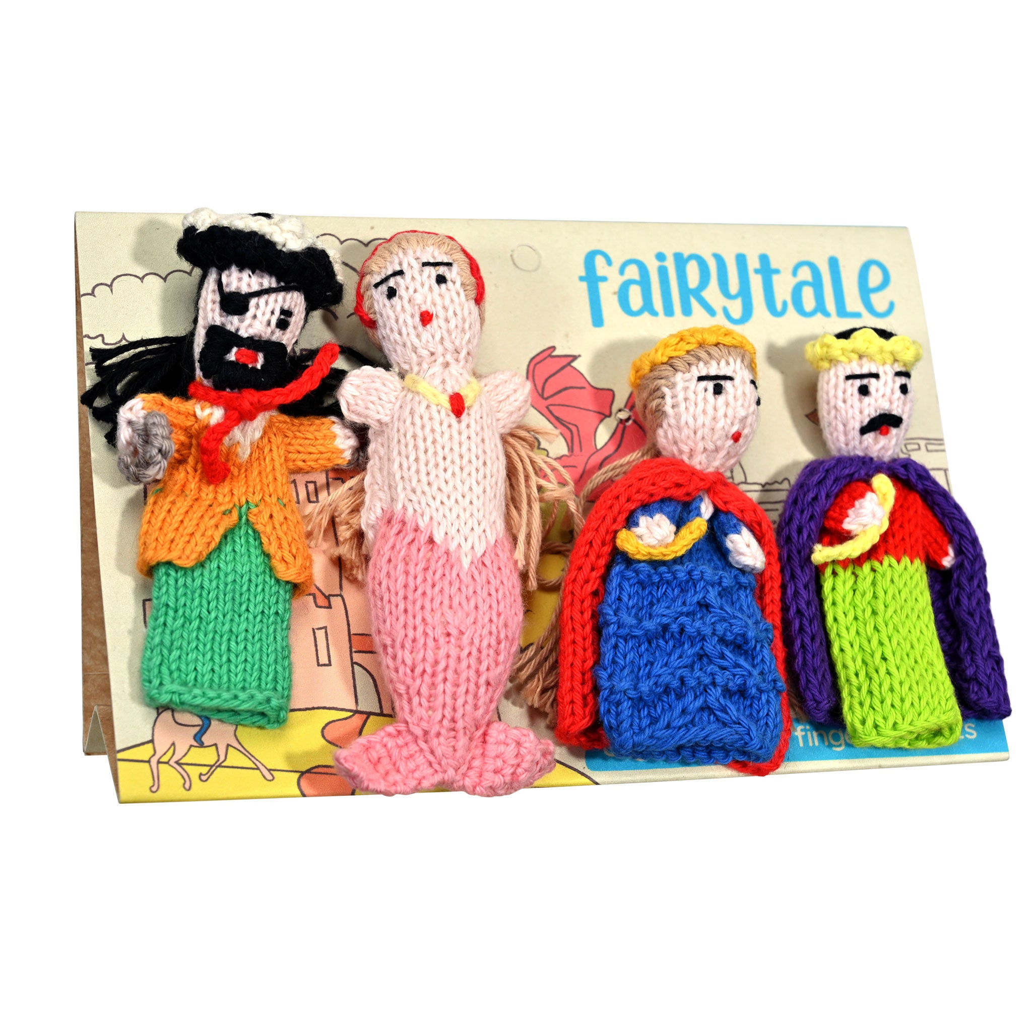 Fairytale Story Pack of 4 - Organic Cotton Finger Puppets