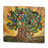 Rainforest Tree by Lucy and Alessandra - Large 3-D Arpillera Art Quilt