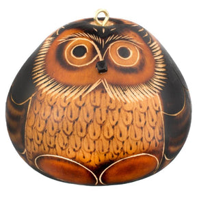 Owl - Gourd Ornament