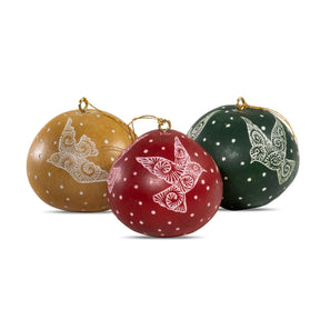 Doves - Gourd Ornament, assorted colors
