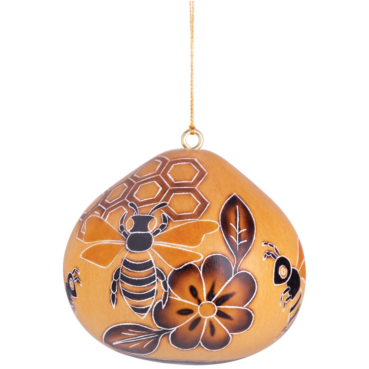 Beehive - Gourd Ornament