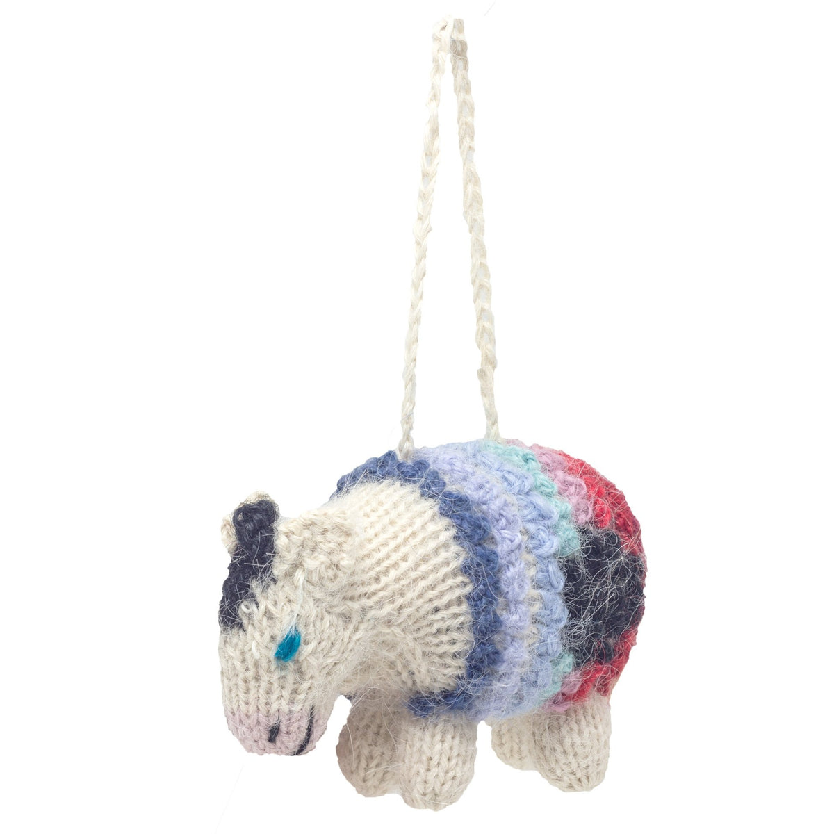 Cow  - Alpaca Knitted Ornament