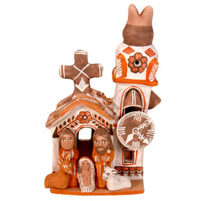 Nativity Church - Ceramic Sculpture - Mini 4"H