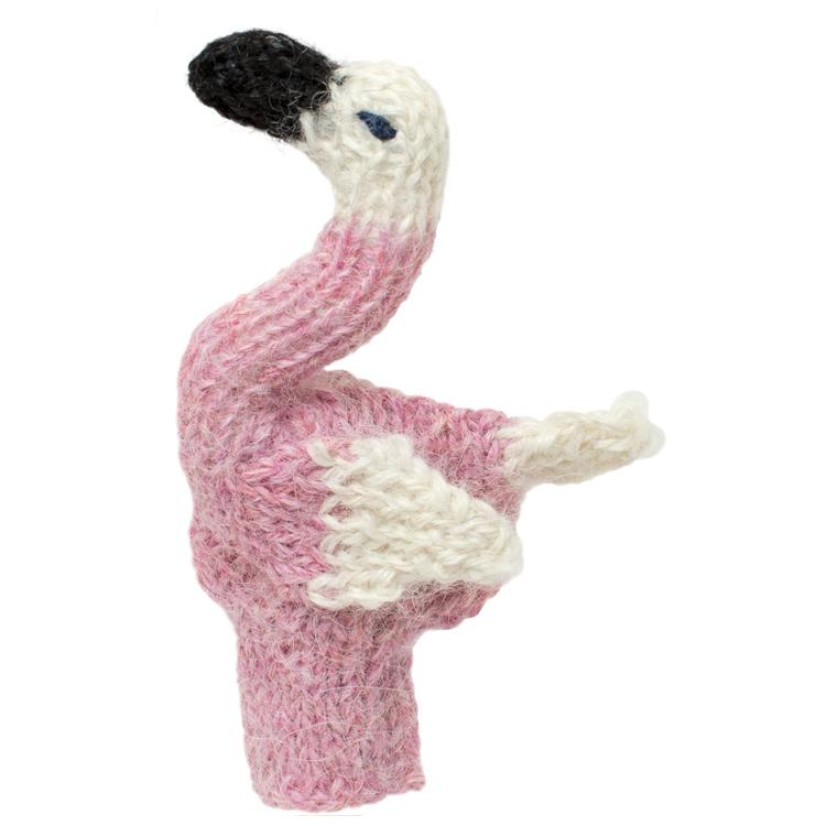 Flamingo - Alpaca Finger Puppet