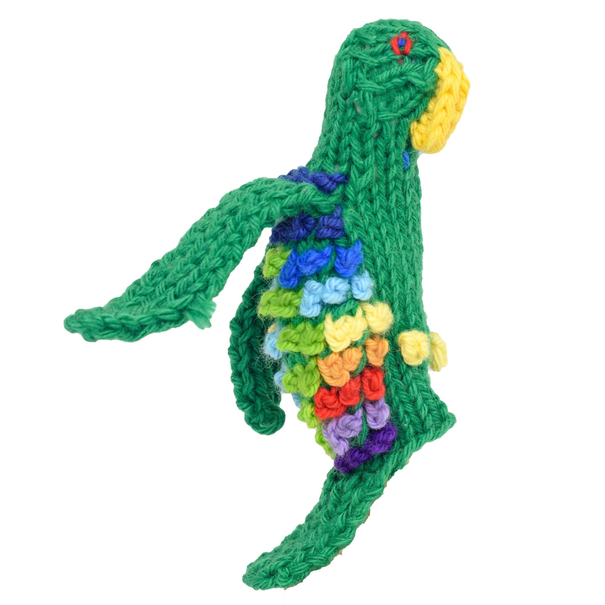 Parrot - Bright Organic Cotton Finger Puppet