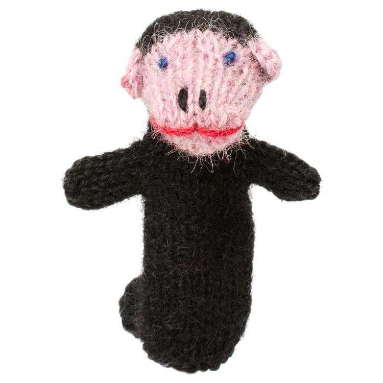 Monkey - Alpaca Finger Puppet