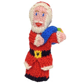Santa Claus - Bright Organic Cotton, Christmas Finger Puppet