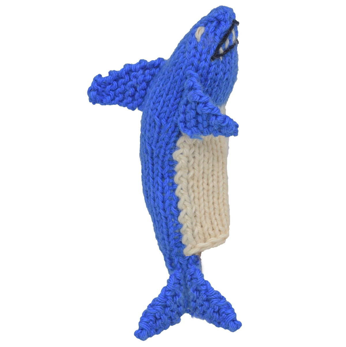 Shark - Bright Organic Cotton Finger Puppet