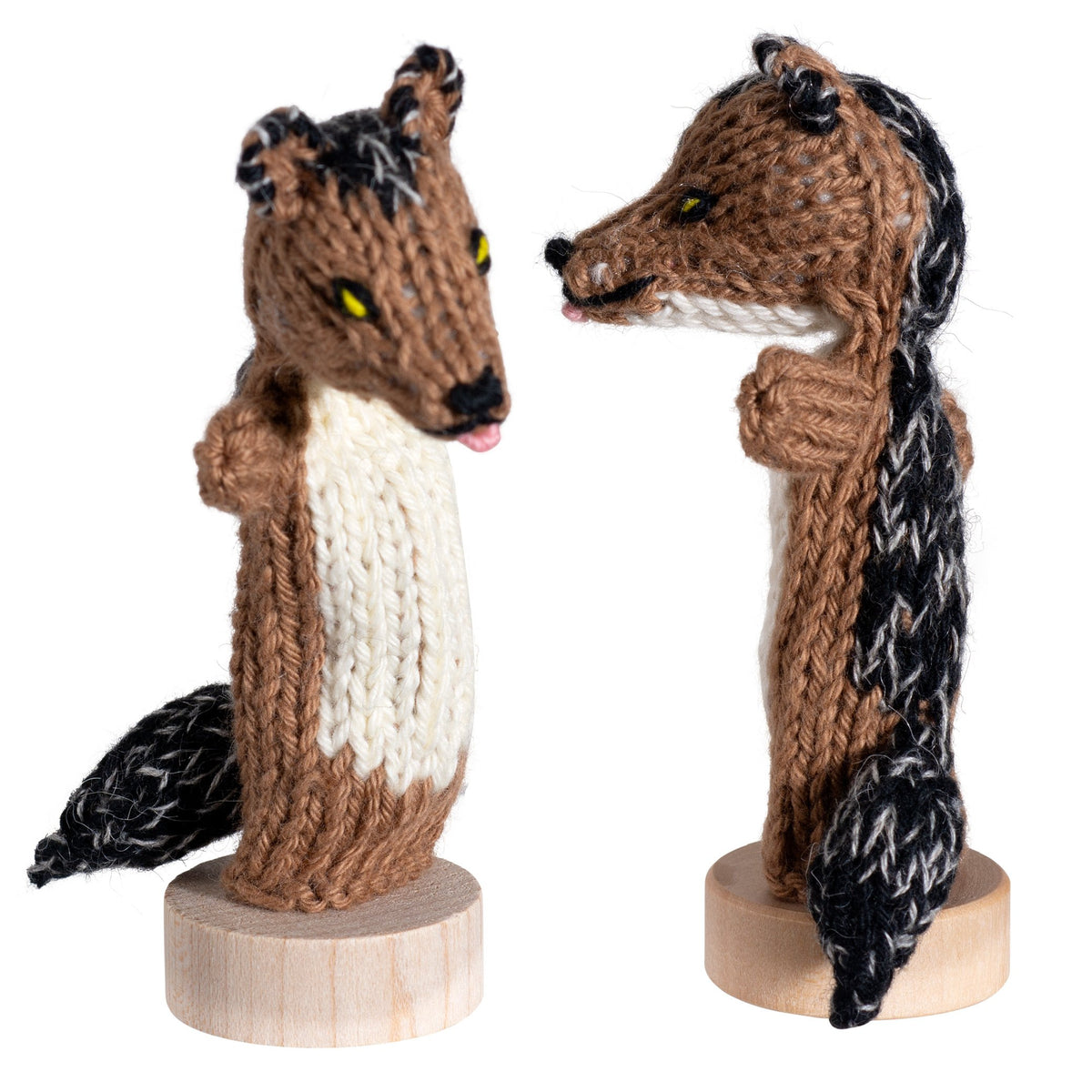 Jackal - Organic Cotton Finger Puppet
