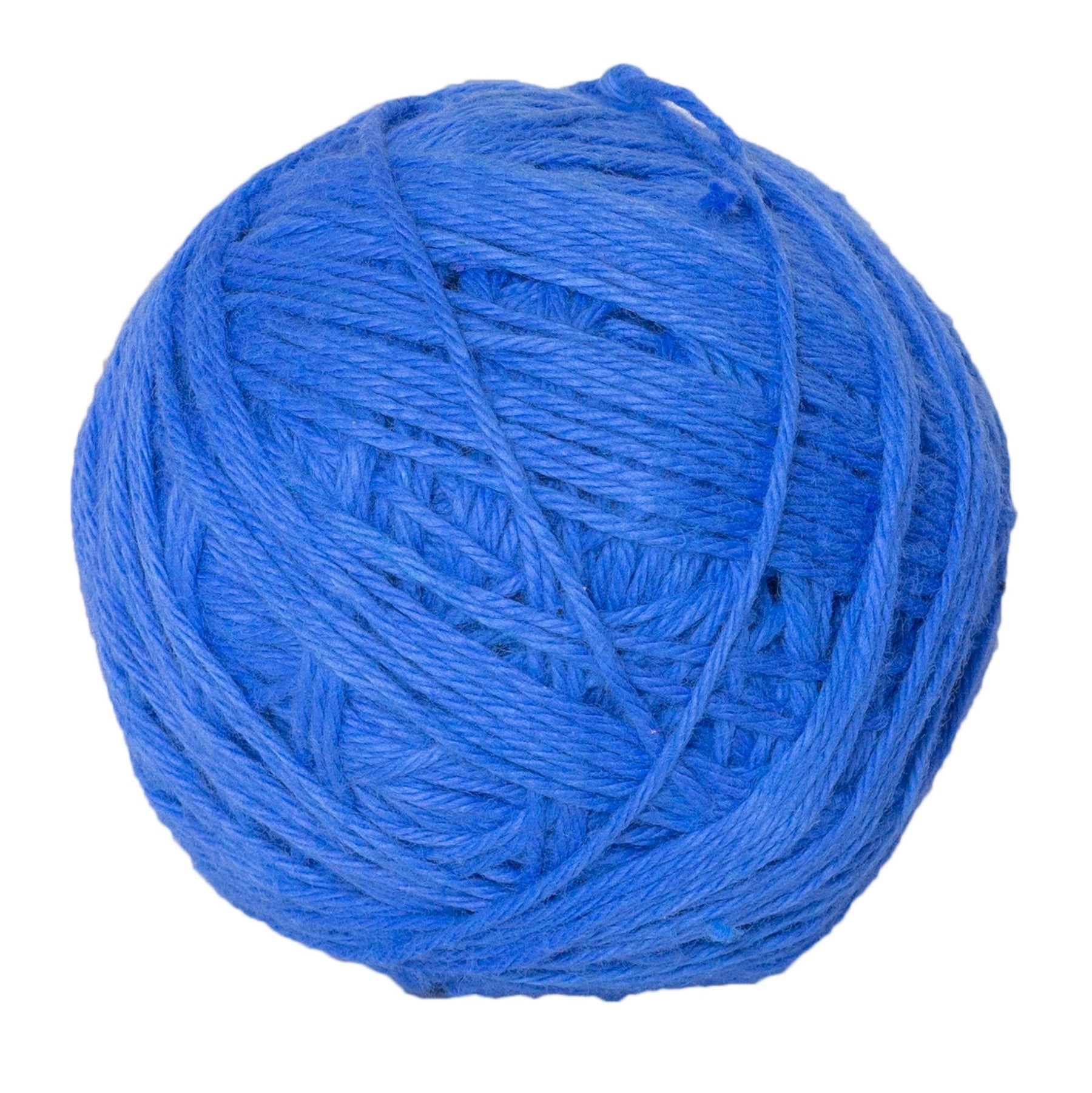 Blue Yarn Ball - Naturally Dyed Organic Cotton - assorted hues